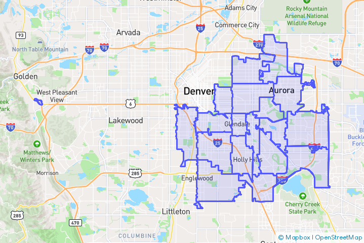 Service Area Map