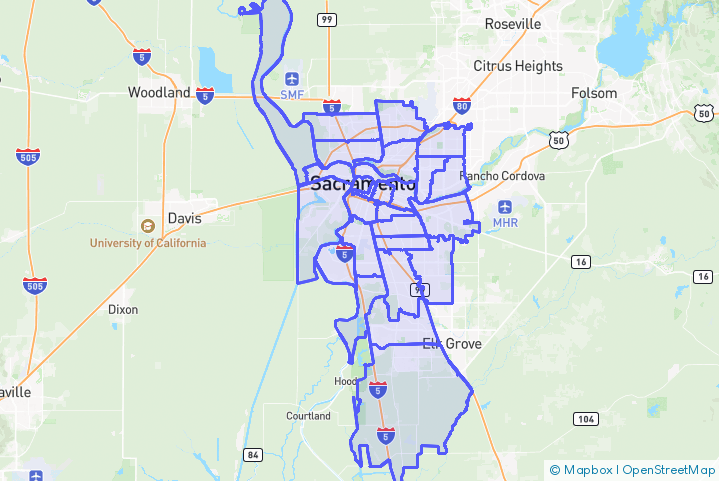 Service Area Map
