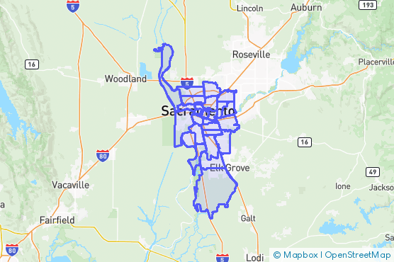 Service Area Map
