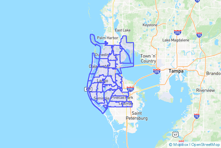 Service Area Map