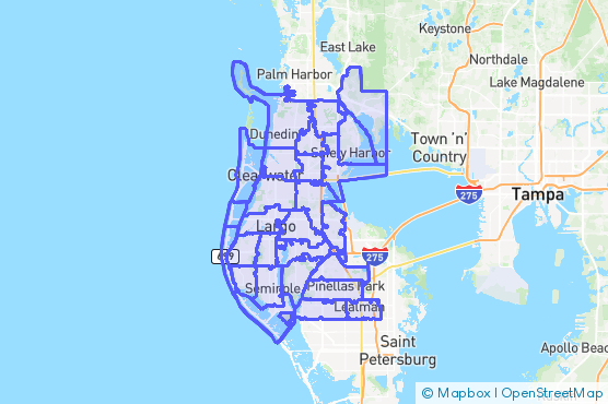 Service Area Map