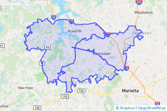 Service Area Map