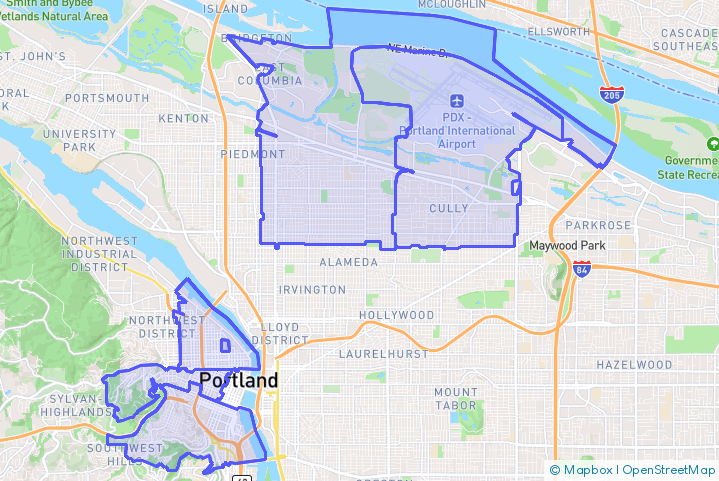 Service Area Map