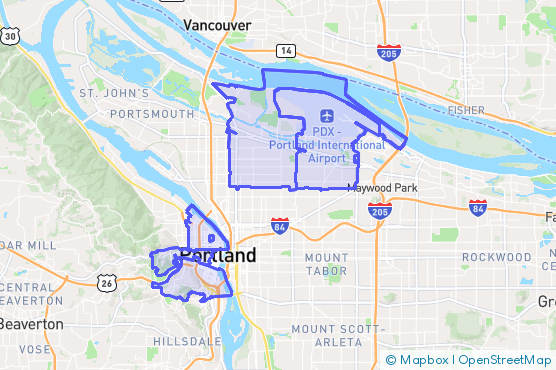 Service Area Map
