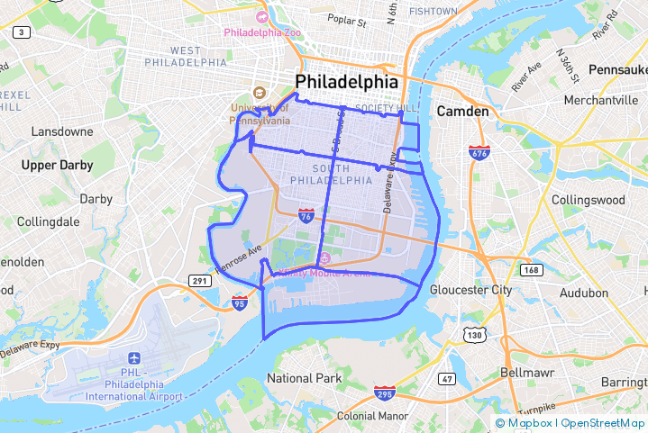 Service Area Map