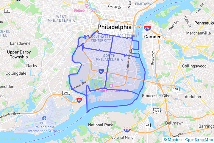 Service Area Map