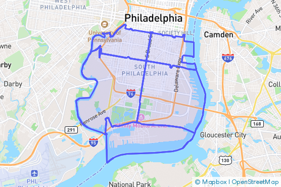 Service Area Map