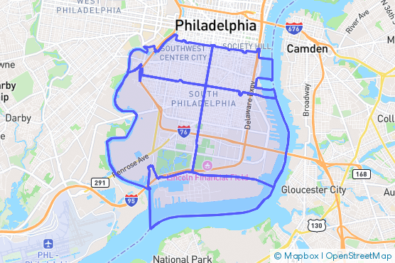 Service Area Map
