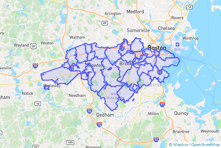Service Area Map