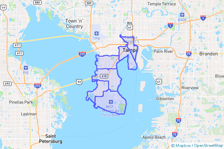 Service Area Map