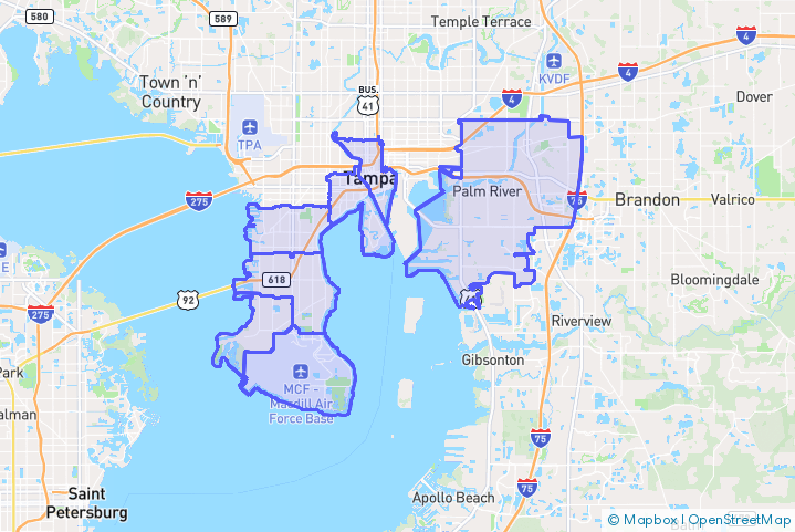Service Area Map