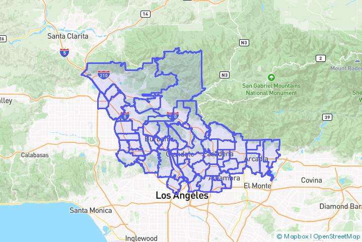 Service Area Map