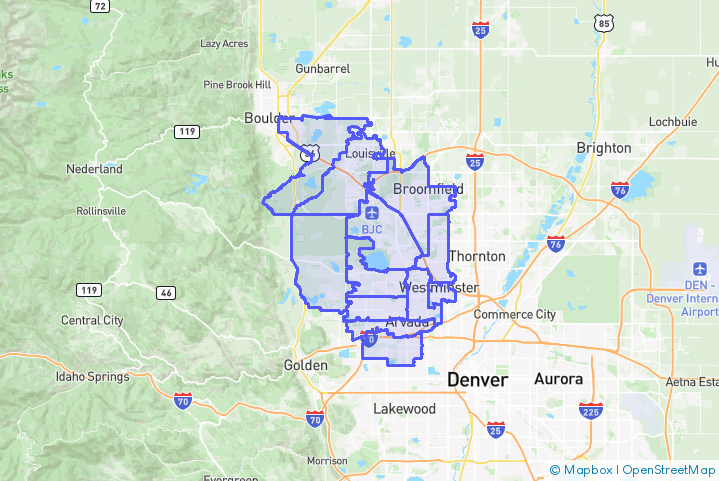 Service Area Map