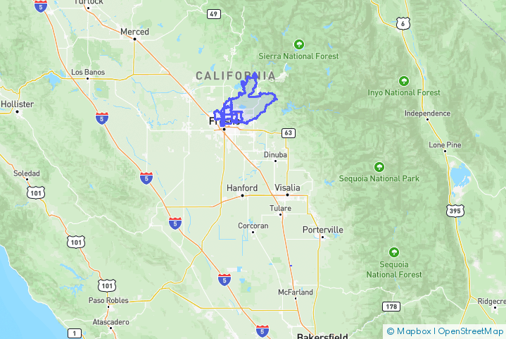 Service Area Map
