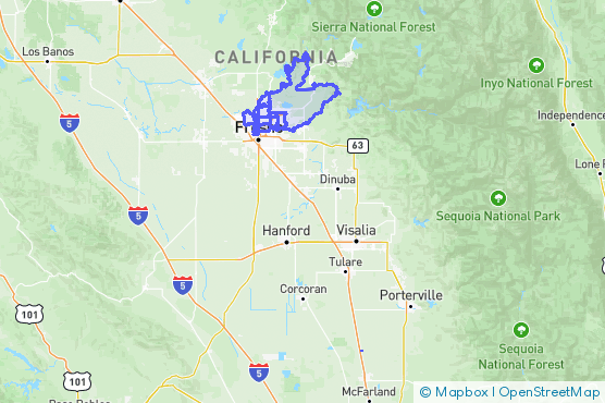 Service Area Map