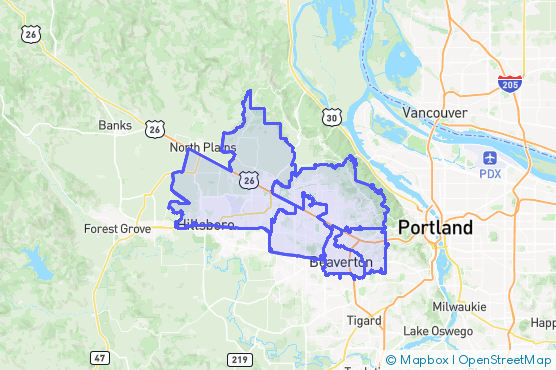 Service Area Map