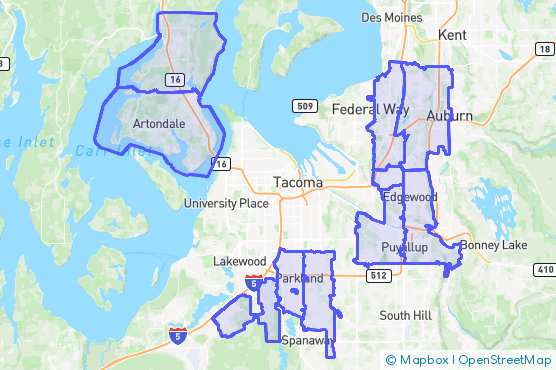 Service Area Map