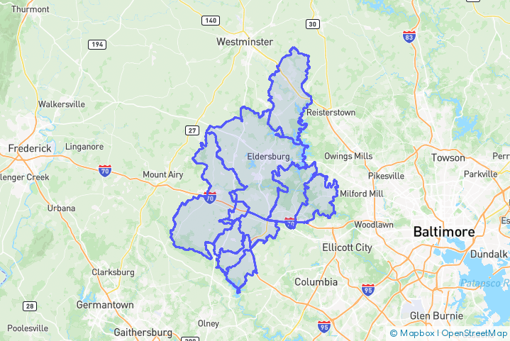 Service Area Map