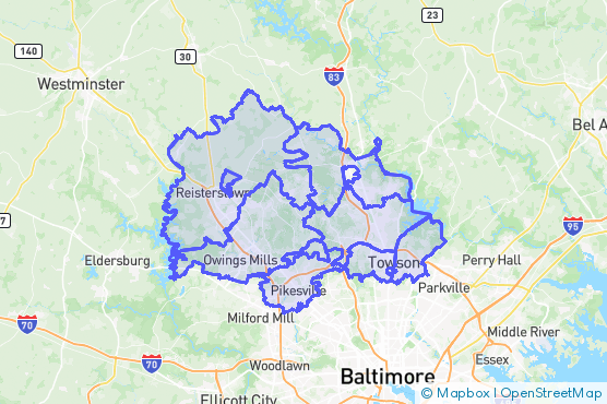 Service Area Map