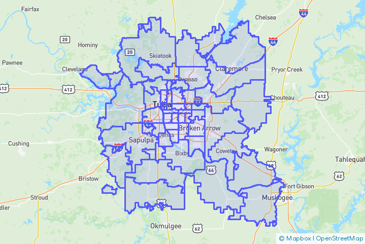 Service Area Map