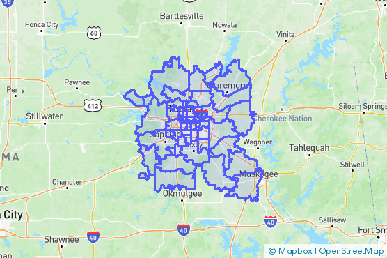 Service Area Map
