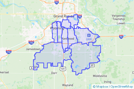 Service Area Map