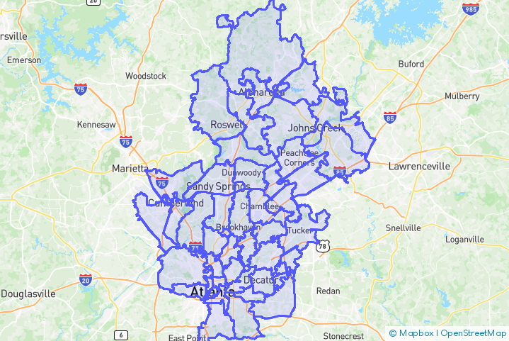 Service Area Map