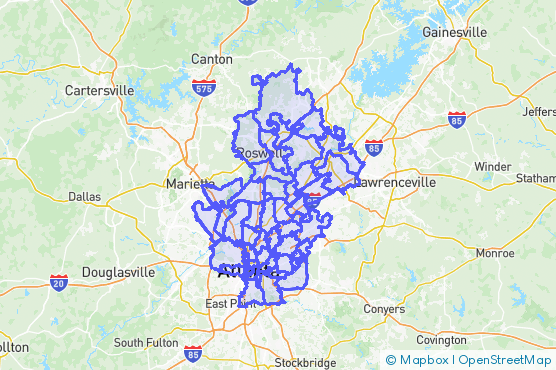Service Area Map