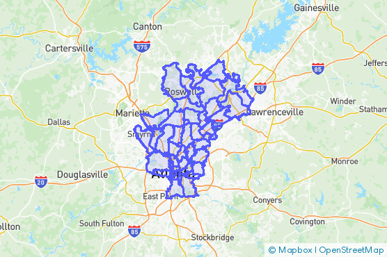 Service Area Map