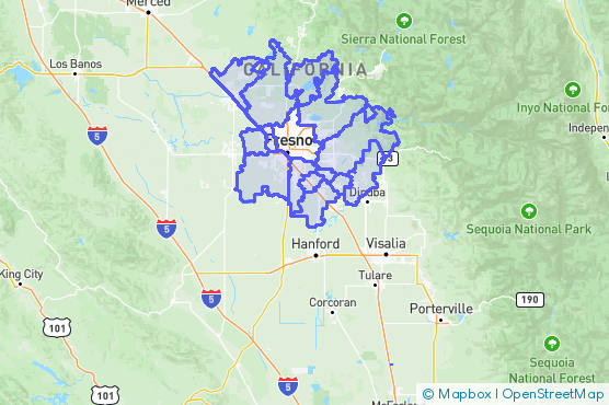 Service Area Map