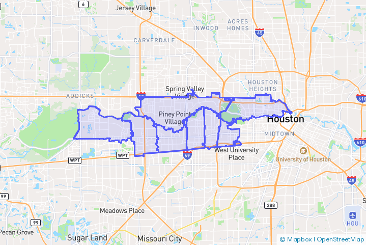 Service Area Map