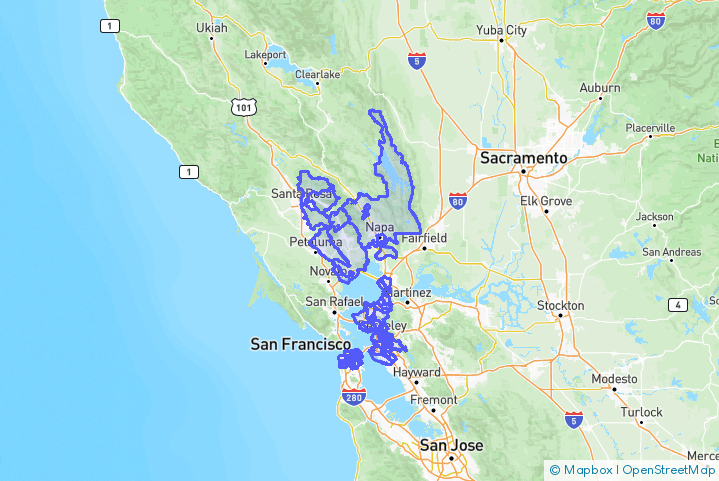 Service Area Map