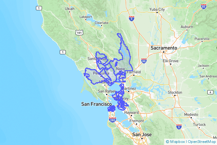 Service Area Map
