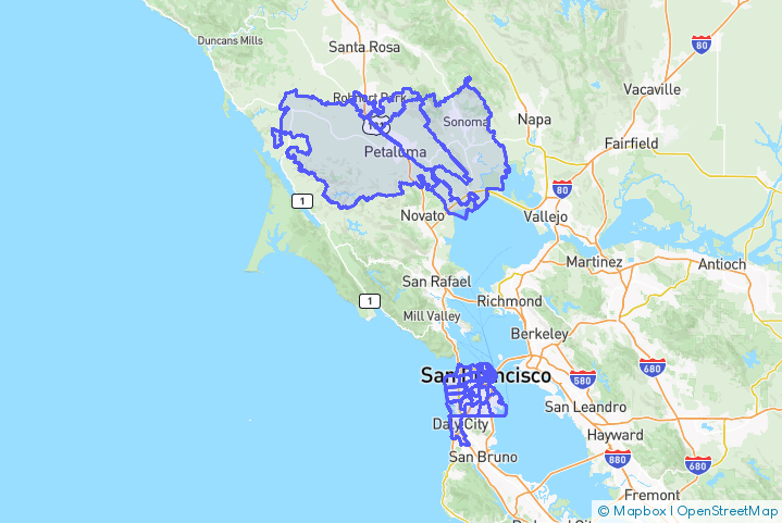 Service Area Map