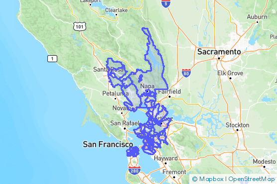 Service Area Map