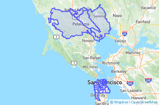 Service Area Map