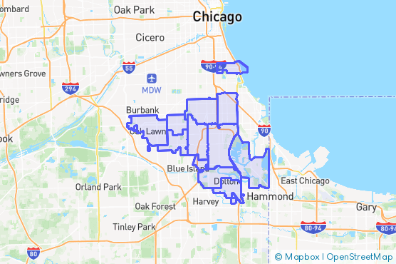 Service Area Map
