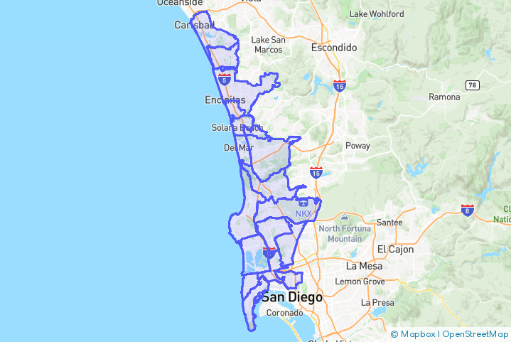 Service Area Map