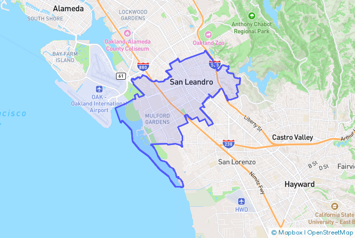Service Area Map