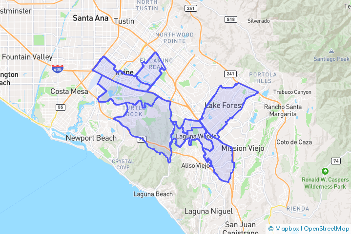 Service Area Map