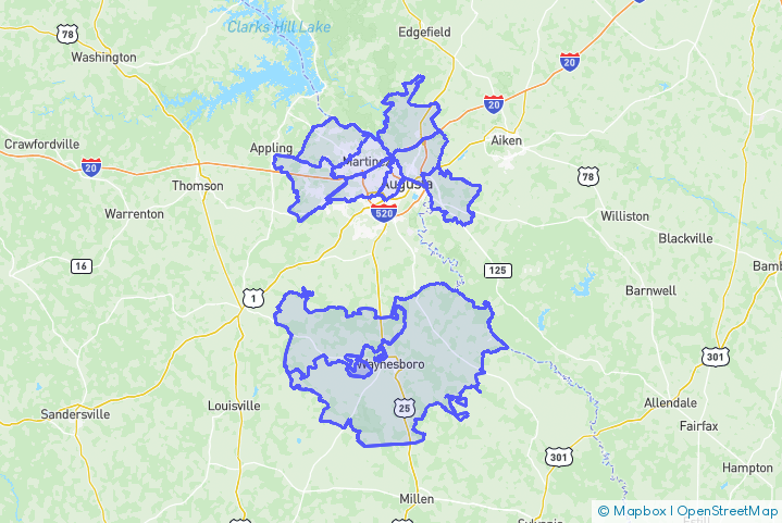 Service Area Map