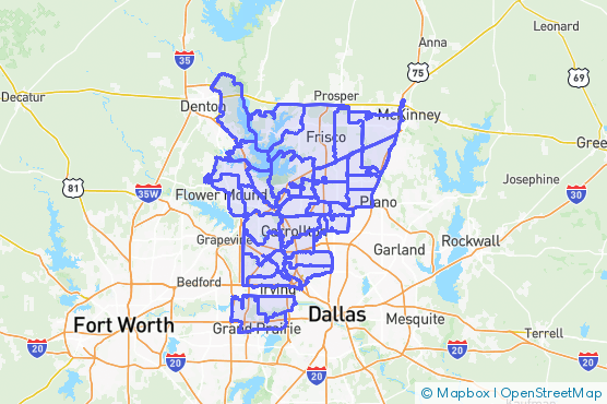 Service Area Map
