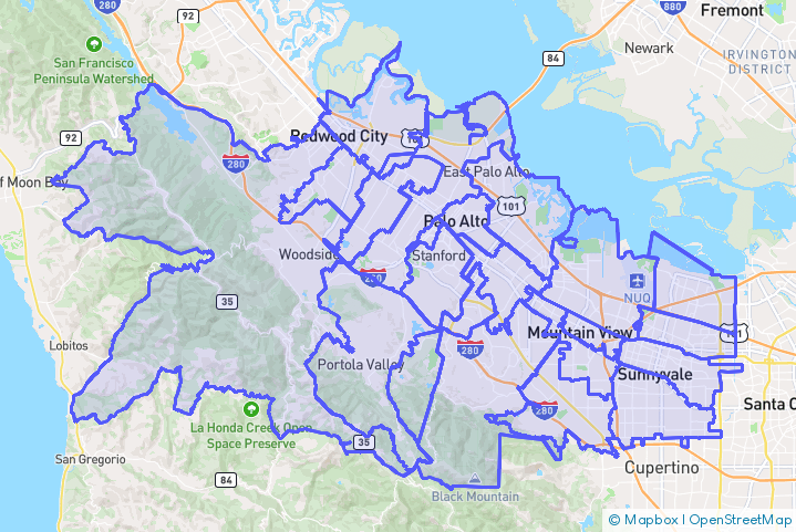 Service Area Map