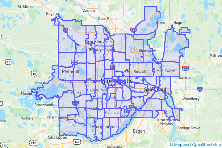 Service Area Map