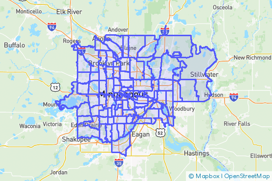 Service Area Map
