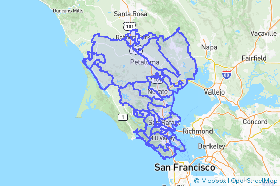 Service Area Map