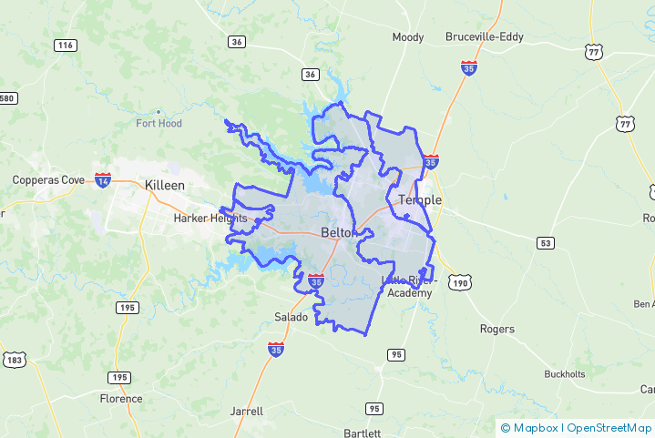 Service Area Map