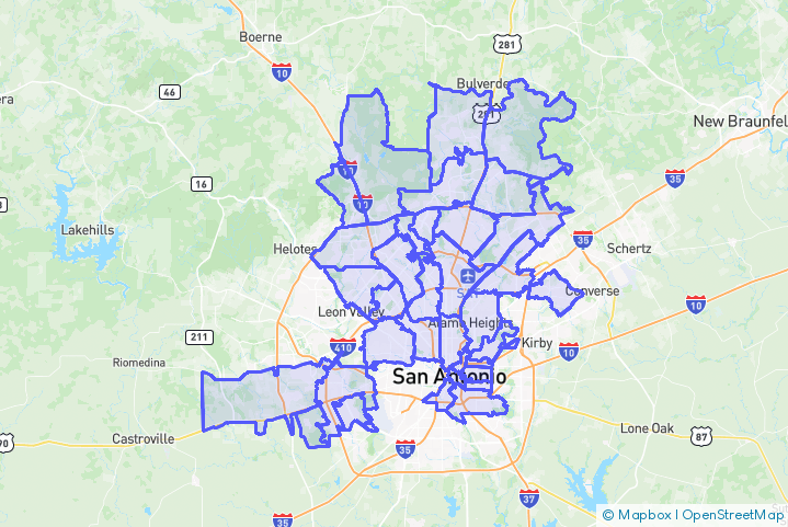 Service Area Map