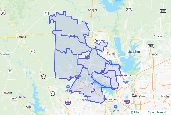 Service Area Map