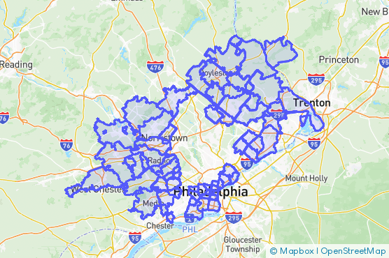 Service Area Map